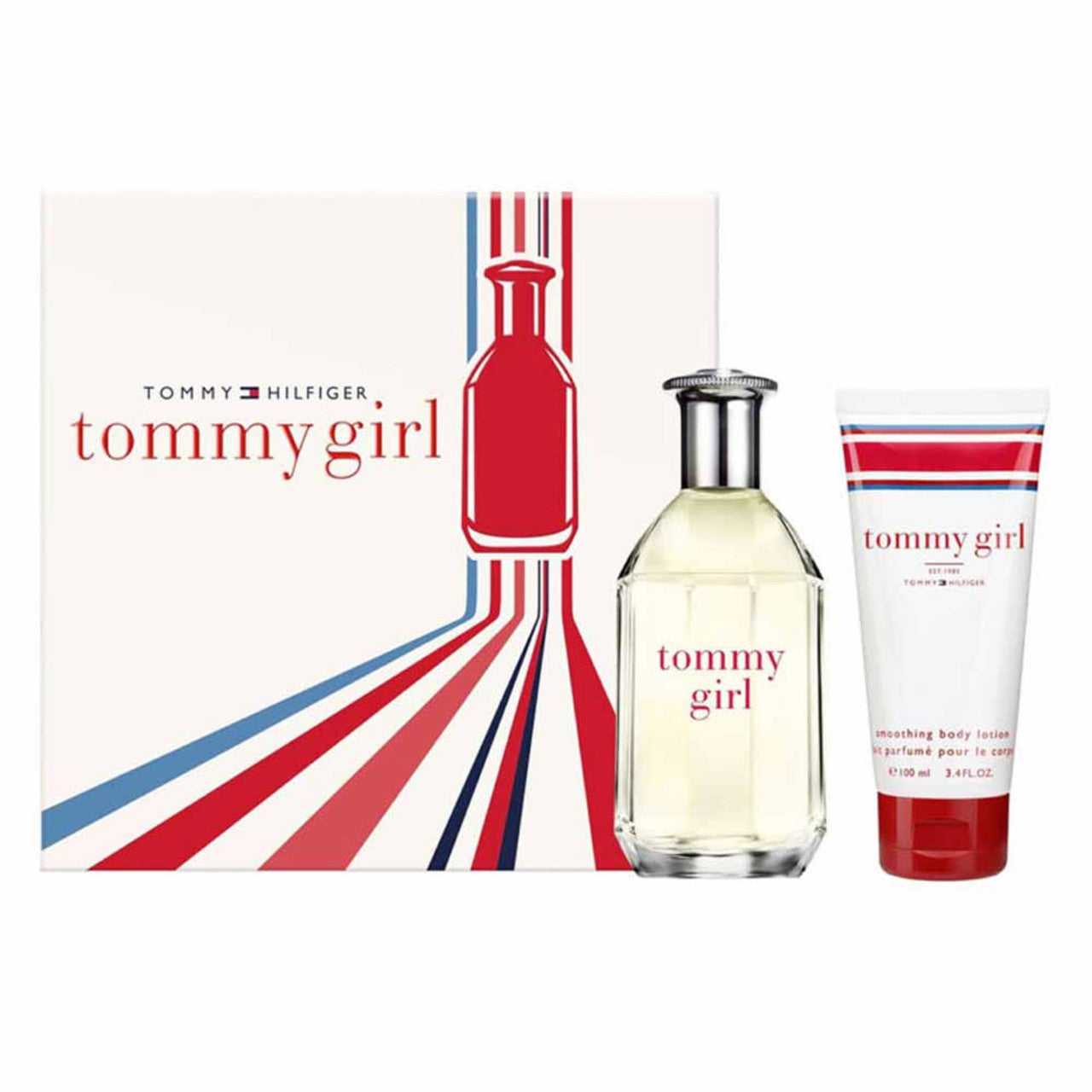 TOMMY GIRL 2 PCS SET: 3.4 EAU DE TOILETTE SPRAY + 3.4 BODY LOTION
