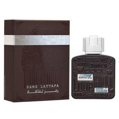 LATTAFA RAMZ SILVER 3.4 EAU DE PARFUM SPRAY FOR MEN