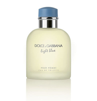 DOLCE & GABBANA LIGHT BLUE TESTER 4.2 EAU DE TOILETTE SPRAY FOR MEN