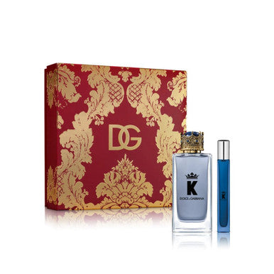 DOLCE & GABBANA 'K' 2 PCS SET FOR MEN: 3.3 EAU DE TOILETTE SPRAY + 0.33 EAU DE PARFUM SPRAY