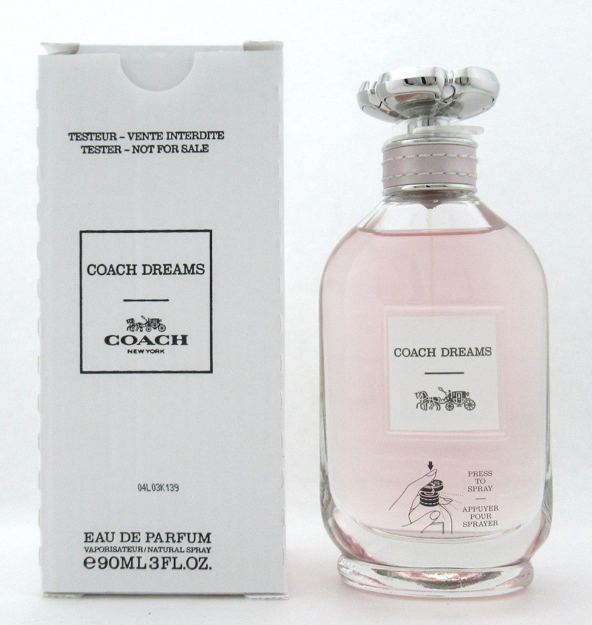 COACH DREAMS TESTER 3 OZ EAU DE PARFUM SPRAY