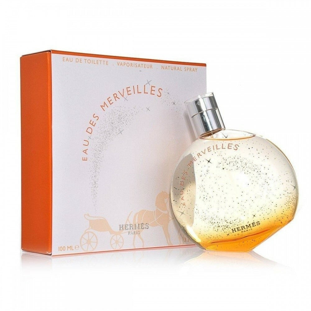 HERMES EAU DES MERVEILLES 3.3 EAU DE TOILETTE SPRAY FOR WOMEN.